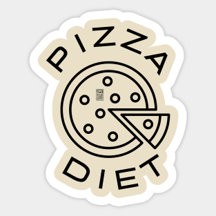 Pizza Diet Sticker